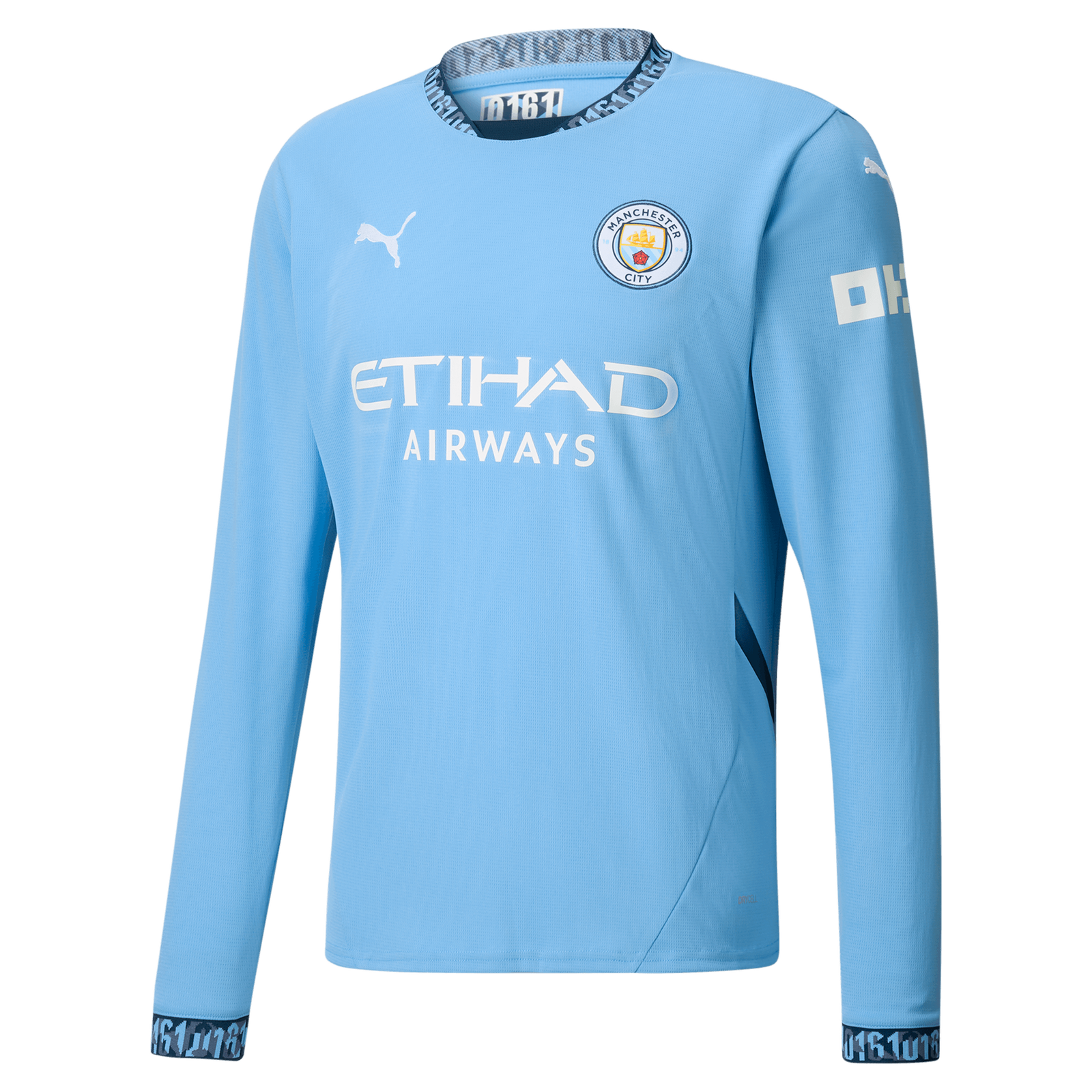 Manchester City 24/25 Men's Home Long Sleeve Shirt