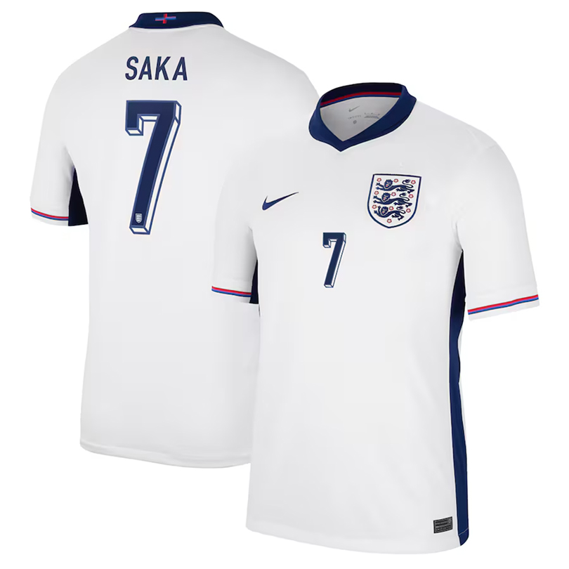 SAKA #7 England 2024 Stadium Men's Home Shirt