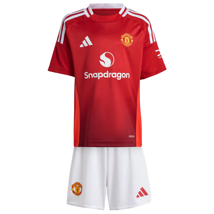Manchester United 24/25 Kid's Home Shirt and Shorts