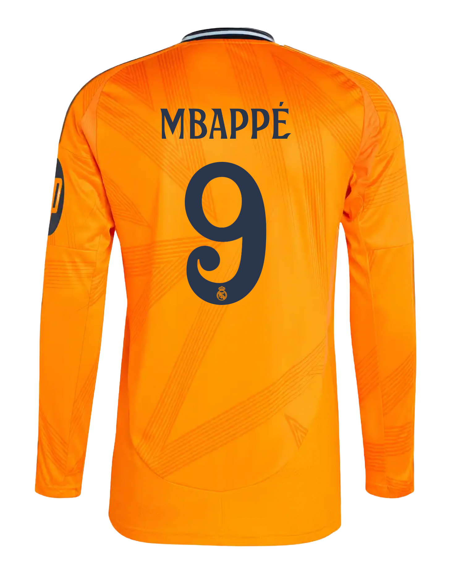 MBAPPÉ #9 Real Madrid 24/25 Men's Away Long Sleeve Shirt