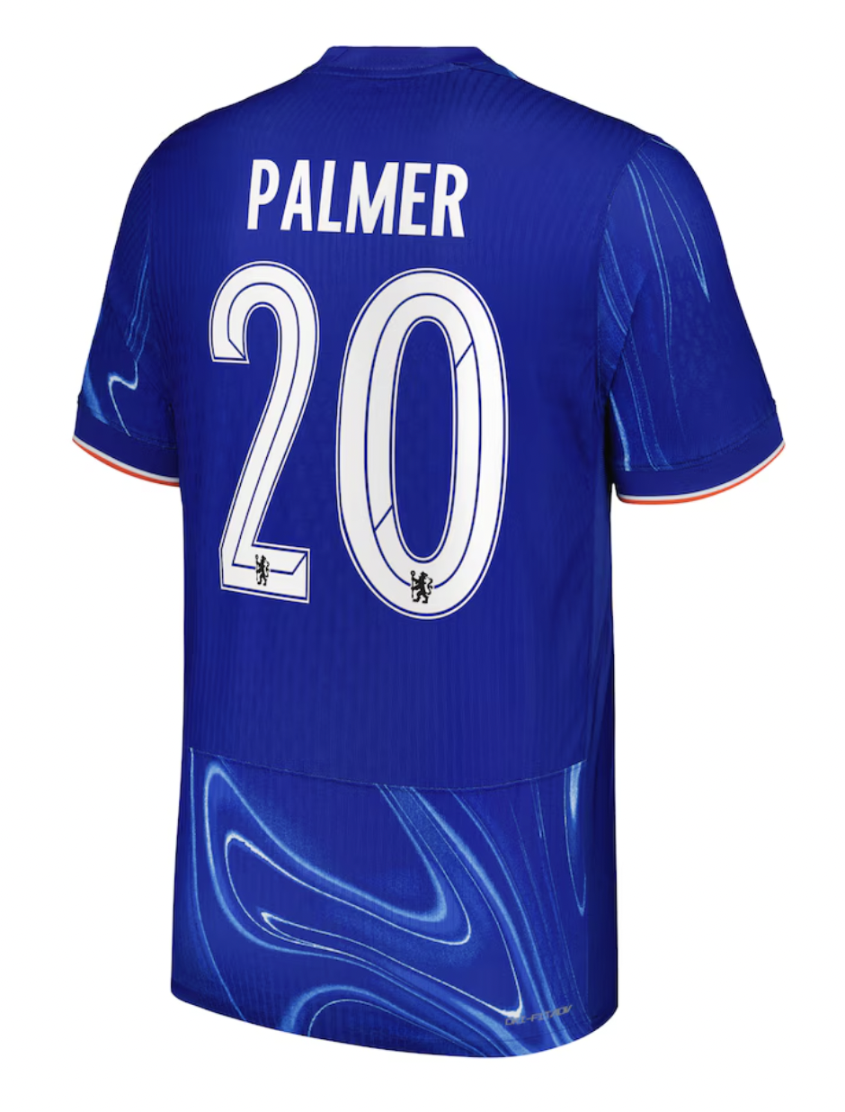 PALMER #20 Chelsea 24/25 Authentic Men's Home Shirt - Chelsea Font