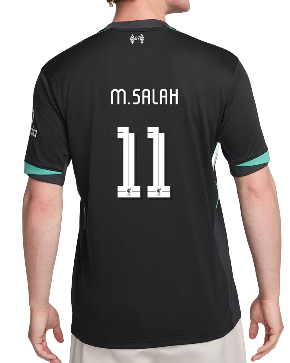 M.SALAH #11 Liverpool 24/25 Stadium Men's Away Shirt - LFC Font