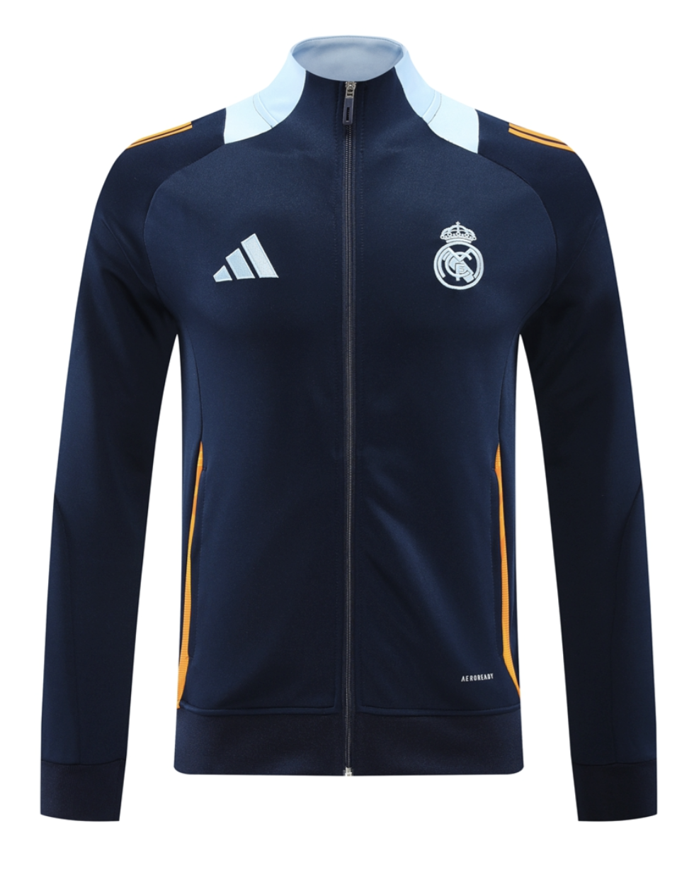 Real Madrid 24/25 Men's Navy Long Zip Jacket