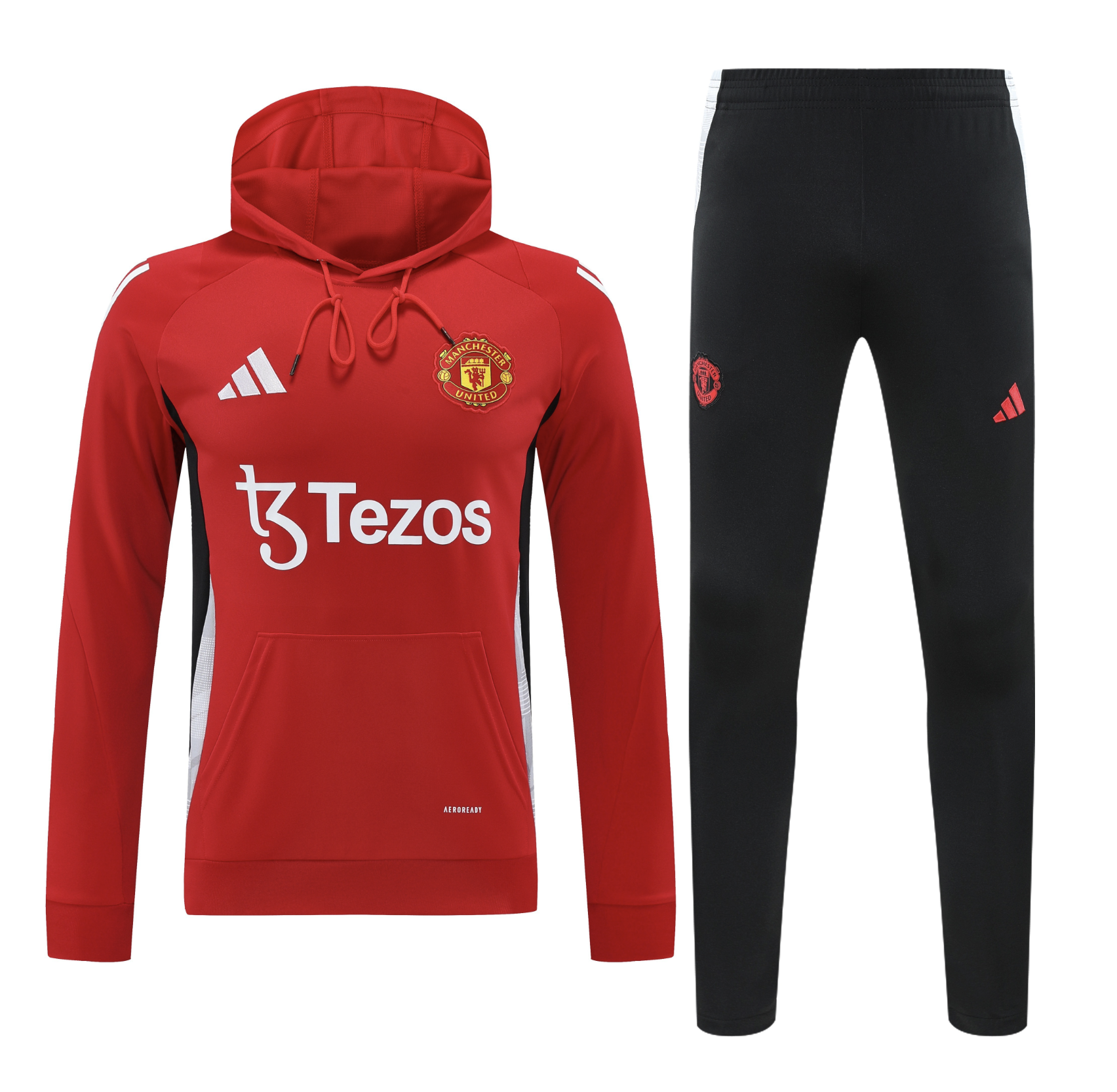 Manchester United 24/25 Men's Red Hoodie Tracksuit