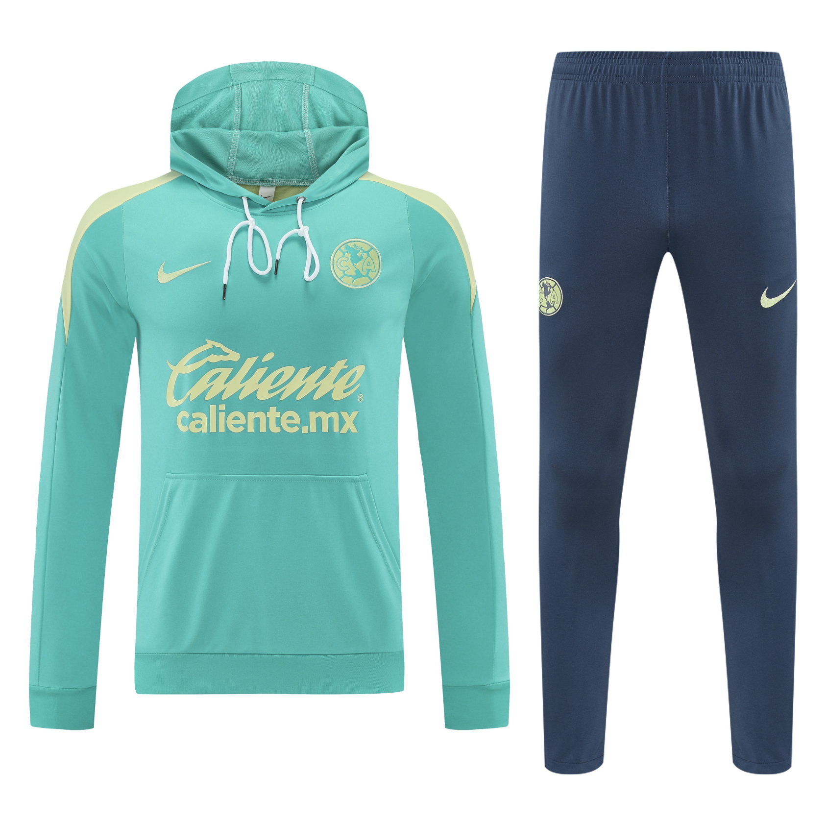 CF América 24/25 Men's Turquoise Hoodie Tracksuit