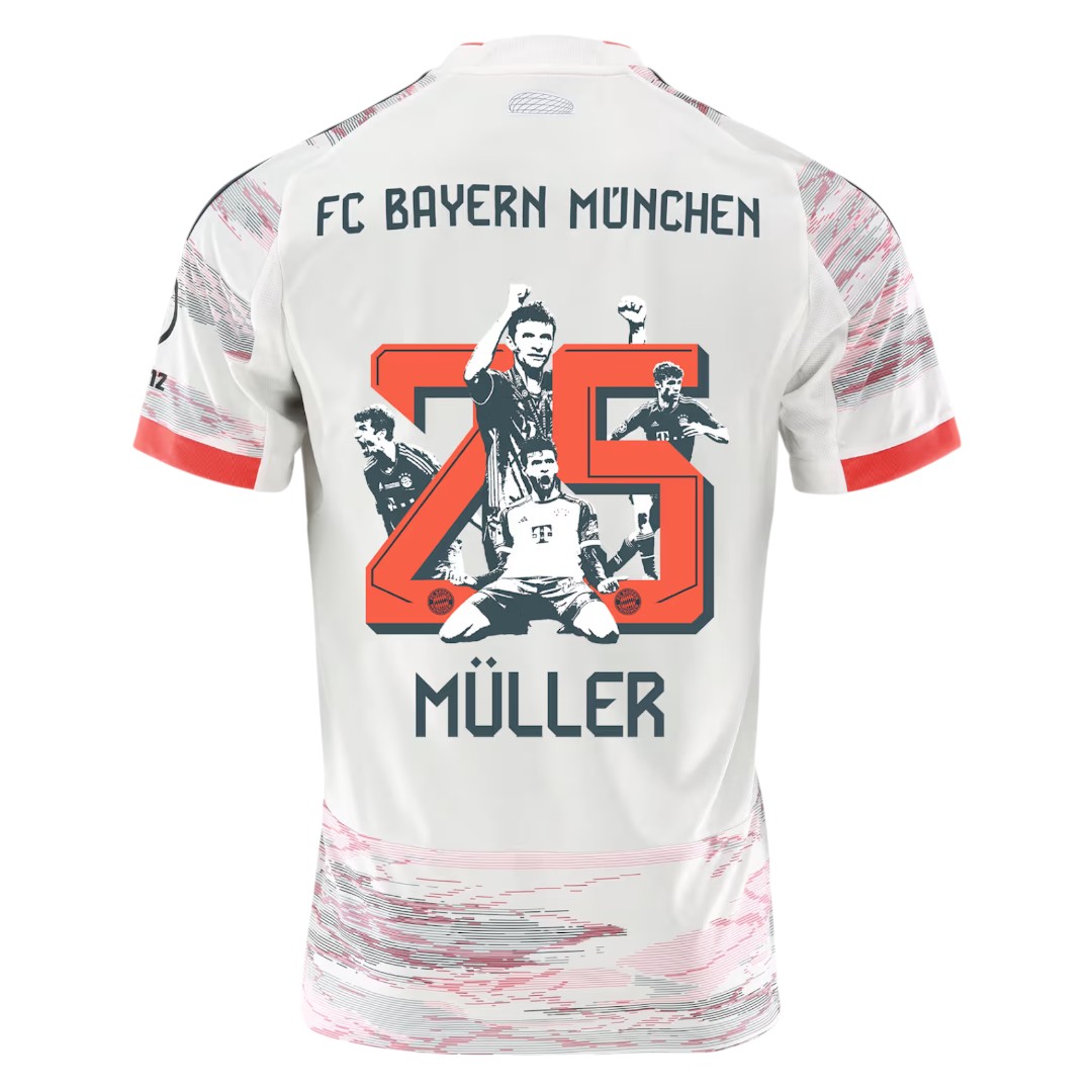 #25 MÜLLER Bayern Munich 25/26 Stadium Men's Away Shirt - Special Edition