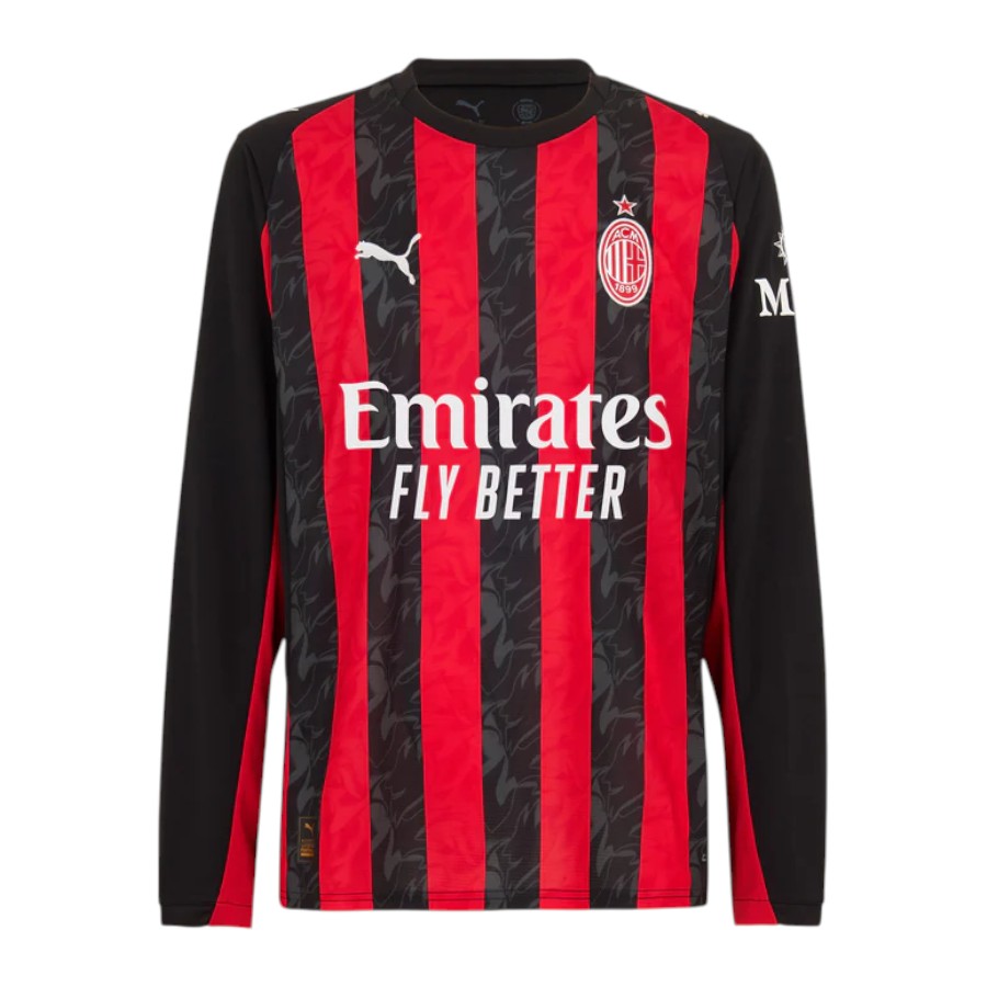 AC Milan 25/26 Men's Home Long Sleeve Shirt