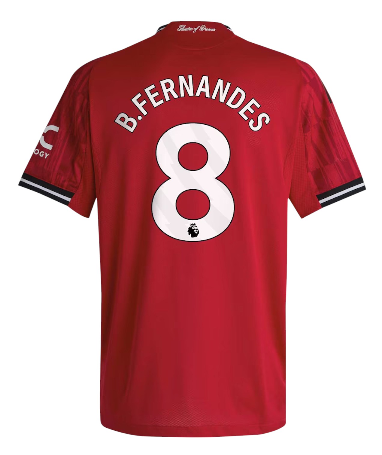 B.FERNANDES #8 Manchester United 25/26 Stadium Men's Home Shirt - PL Font