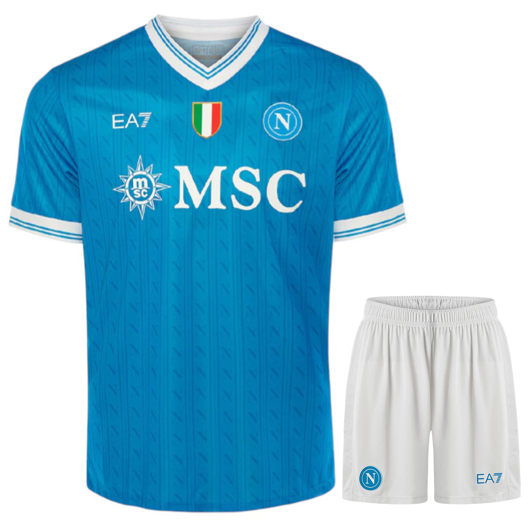 SSC Napoli 25/26 Kid's Home Mini-Kit