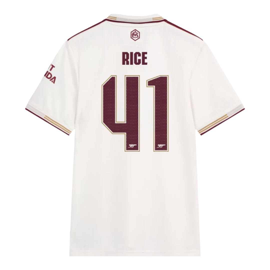RICE #41 Arsenal 25/26 Authentic Men's Third Shirt - Arsenal Font