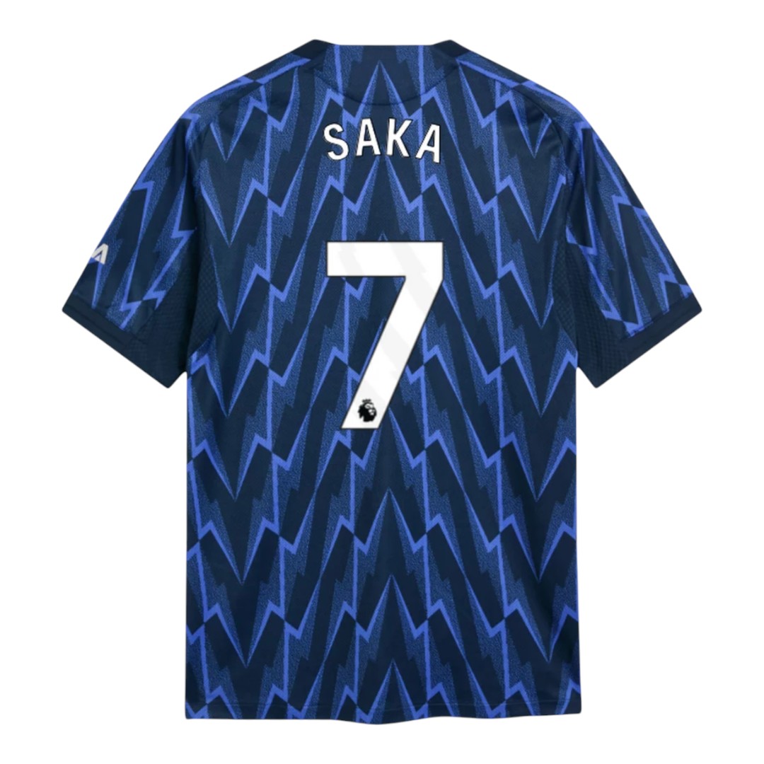 SAKA #7 Arsenal 25/26 Authentic Men's Away Shirt - PL Font