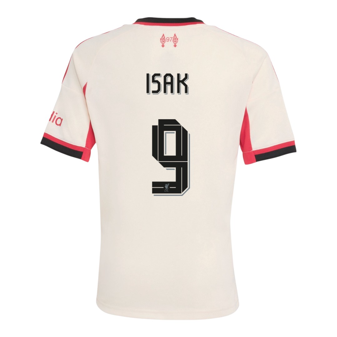 ISAK #9 Liverpool 25/26 Kid's Away Mini-Kit - Liverpool Font