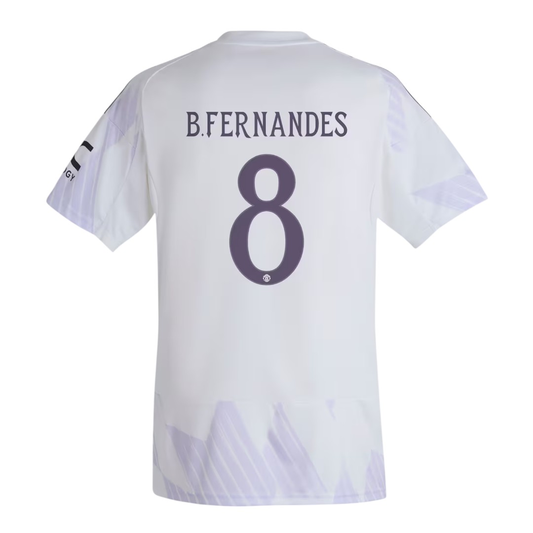 B.FERNANDES #8 Manchester United 25/26 Authentic Men's Away Shirt - Man United Font
