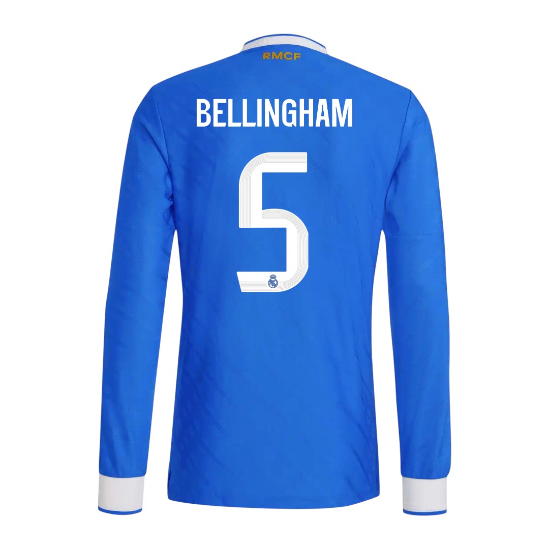 BELLINGHAM #5 Real Madrid 25/26 Men's Third Long Sleeve Shirt