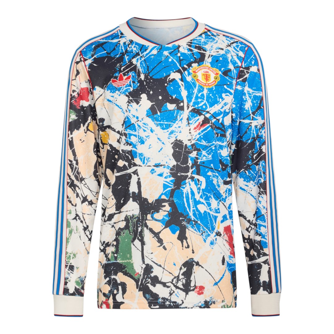 Manchester United 25/26 Men's Stone Roses Long Sleeve Shirt