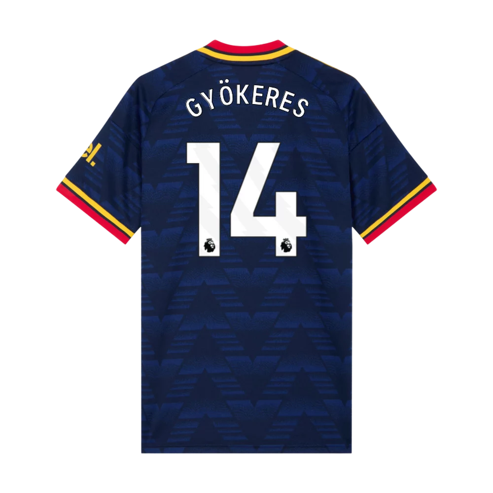 GYÖKERES #14 Arsenal 26/27 Stadium Men's Away Shirt - PL Font