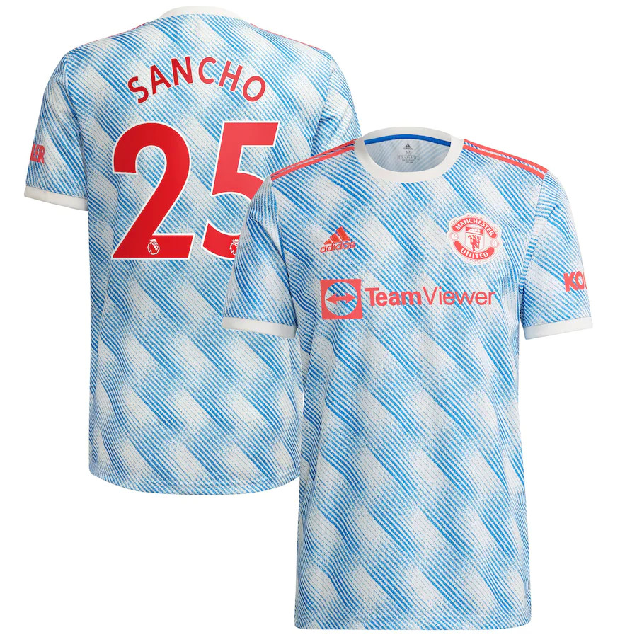 SANCHO #25 Men's 21/22 Stadium Manchester United Away Shirt