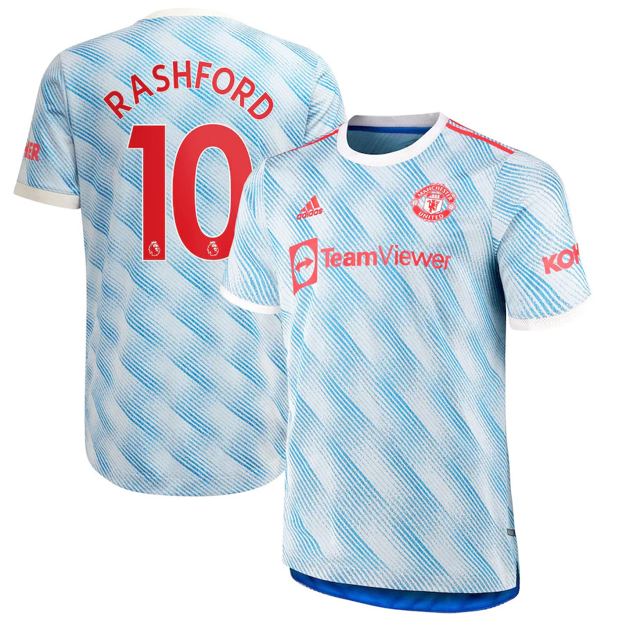 RASHFORD #10 Men's 21/22 Authentic Manchester United Away Shirt