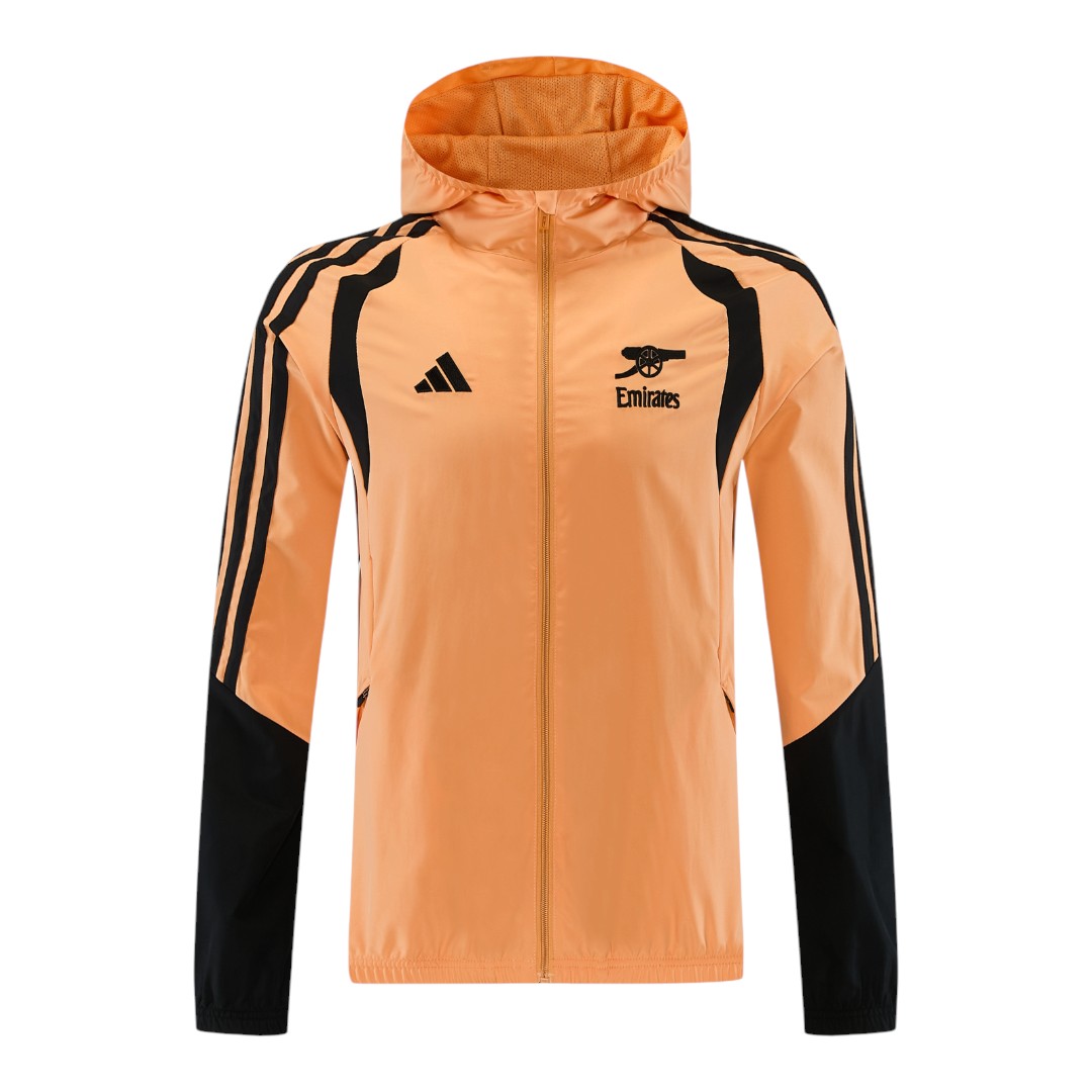 Arsenal 26/27 Men's Orange Hoodie Windbreaker