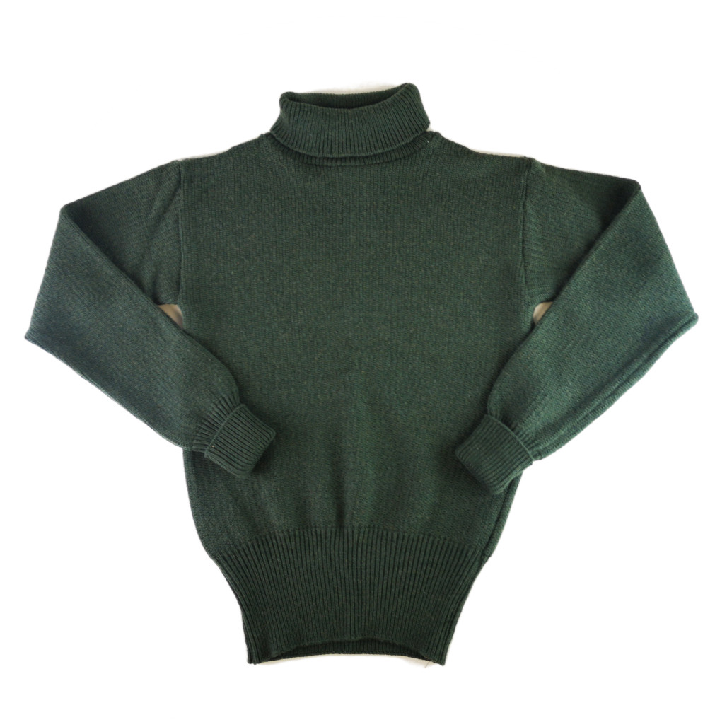 Vosper Marino Wool Submariner Roll Neck Sweater