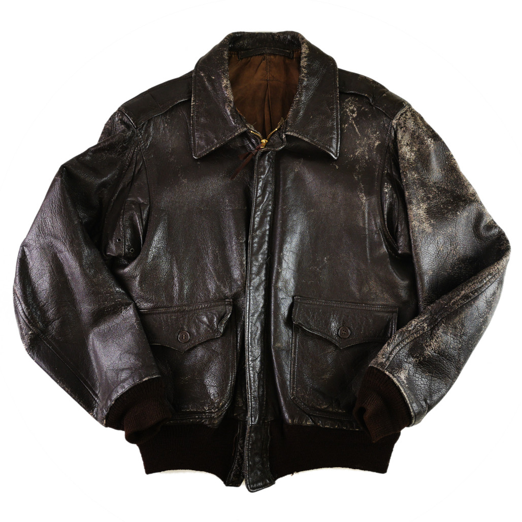 WWII AN-J-3 Leather Flight Jacket