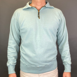 half zip grey sweatshirt