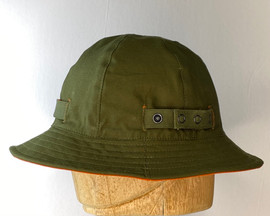 K-2 Reversible Olive/Orange Daisy Mae Hat