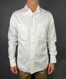 "Match" white gabredine shirt "Match" white gabredine shirt