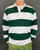 "Pall Mall" Green & White Rugger Shirt