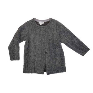 MAGIL | Coat with raw cut Colore Unico