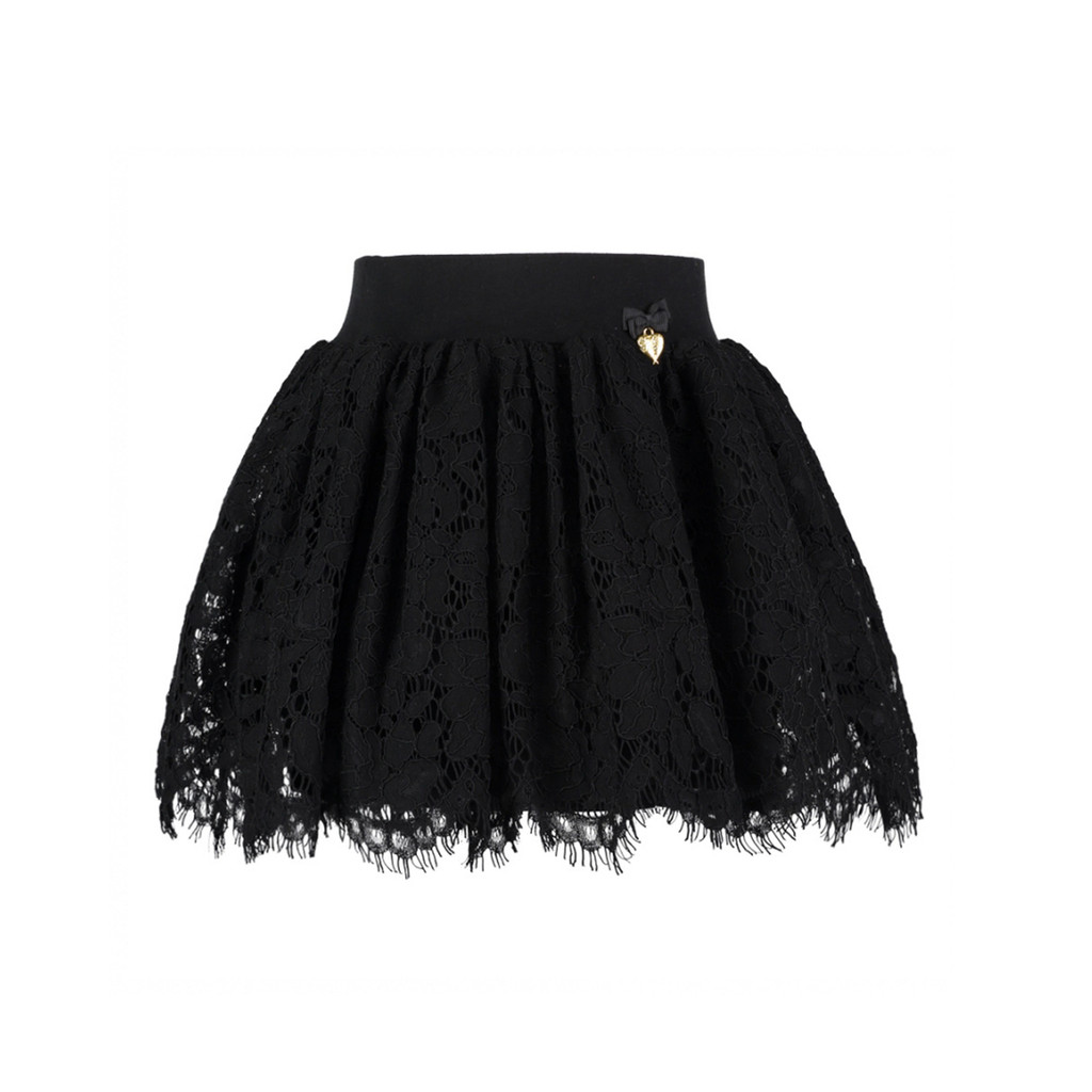 Angel's Face | Romantic Lace Skirt | Black