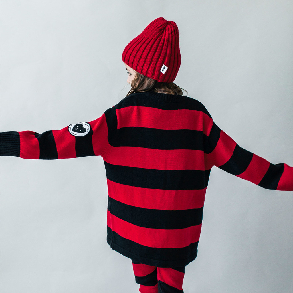 BEAU LOVES | KNIT OVERSIZED SWEATER | STRIPES