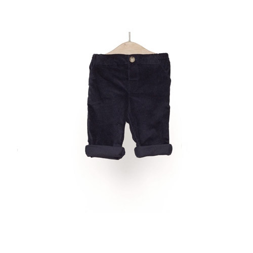 FINA EJERIQUE - AW17 | TROUSERS | VELOUR | NAVY BLUE