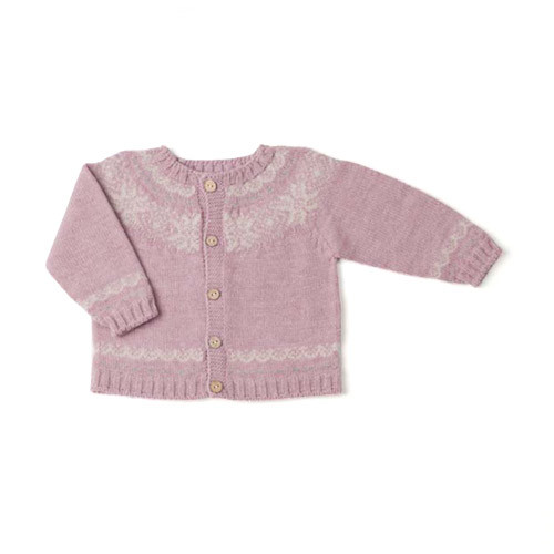 FINA EJERIQUE - AW17 | CARDIGAN - FAIRISLE | GREY PURPLE