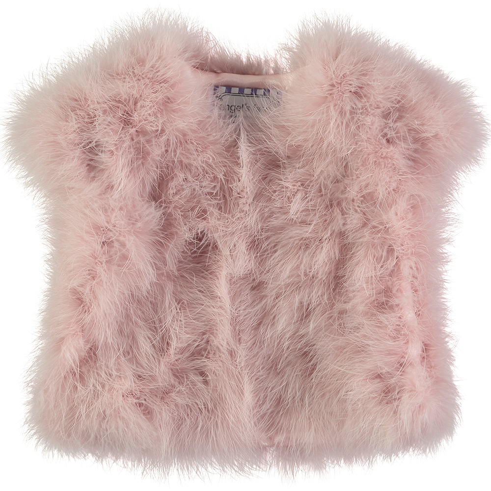 Angel's Face | Marabou Feather Jacket | Blush Pink