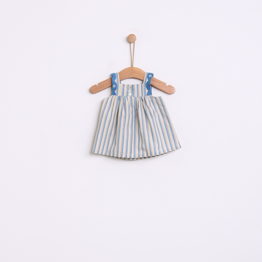 KNOT | SS18 | SAUDADE STRIPES PINAFORE | STRIPE