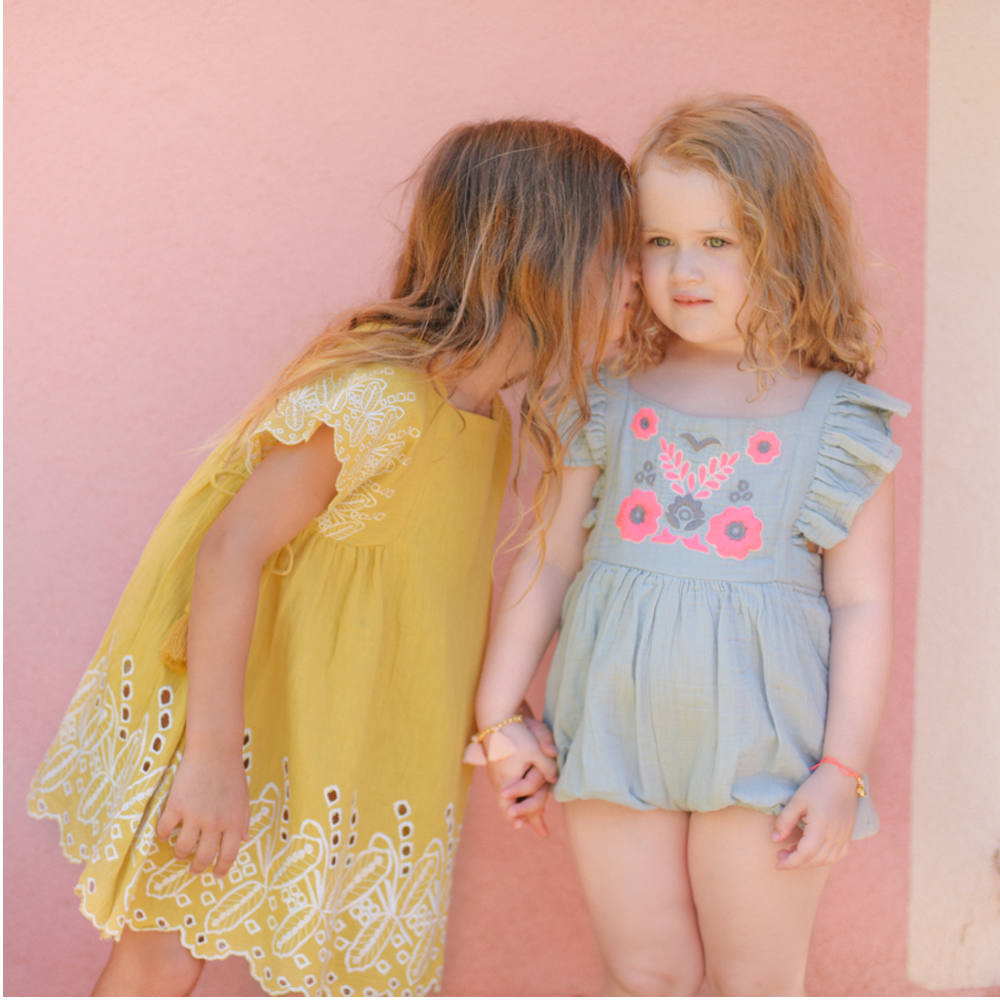 LOUISE MISHA | SS18 | OVERALL CLARA | SILVER BLUE