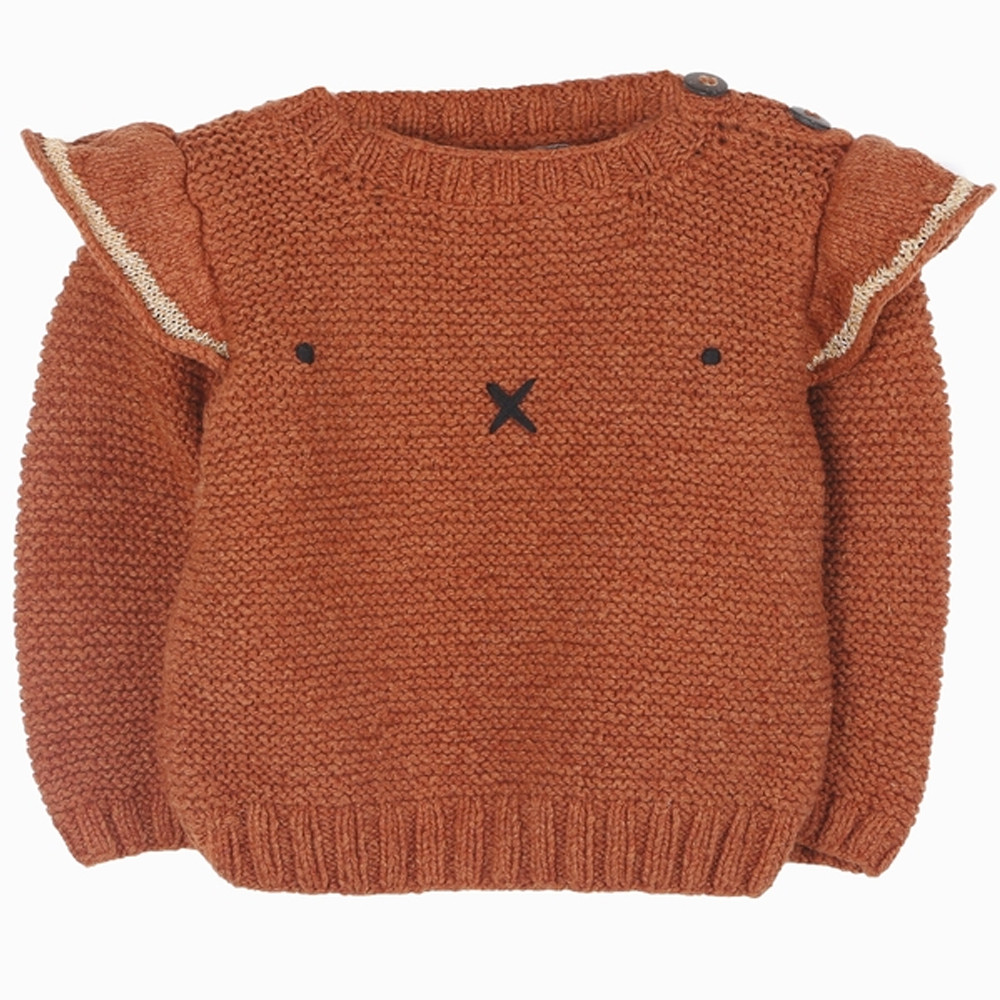 EMILE ET IDA | PULLOVER - ECUREUIL | BROWN