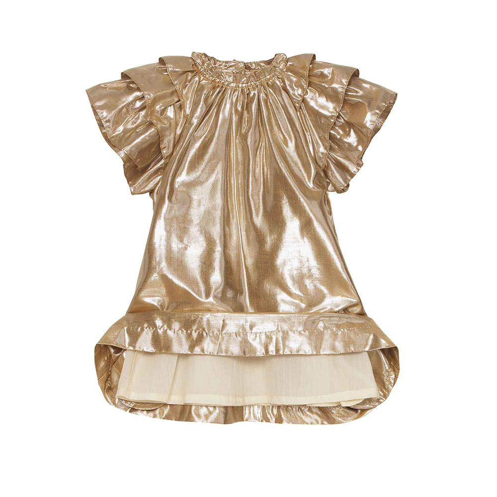 VELVETEEN | Ruby Party Dress | Honey Lame