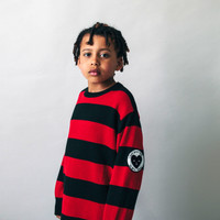 BEAU LOVES | KNIT OVERSIZED SWEATER | STRIPES