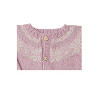 FINA EJERIQUE - AW17 | CARDIGAN - FAIRISLE | GREY PURPLE