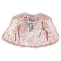 Angel's Face | Marabou Feather Jacket | Blush Pink
