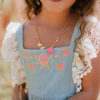 LOUISE MISHA | SS18 | DRESS AKRITI | BLUE