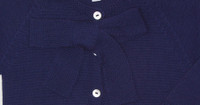 FINA EJERIQUE | Cardigan w/ Ribbon | Navy Blue