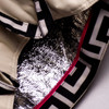 Canvas Shoulder Bag + Thermal Cooler - Black/White Houndstooth
