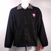 Black/Grey Full Zipper Polar Fleece USA Jacket/Sweatshirt