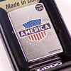 Chrome Buck Wear 1776 Land of the Free America Zippo Lighter