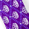 Purple Crown with Bling Four-Way Stretch Spandex Headband