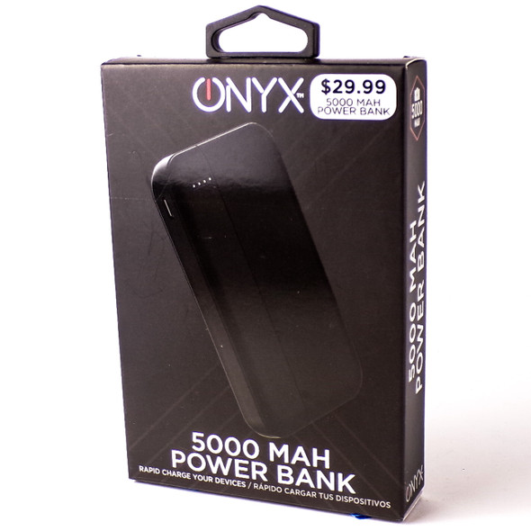 Onyx Portable 5000 mAh Power Bank