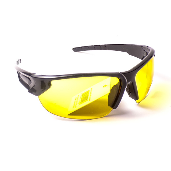 Semi Frame Night Driving Yellow Sport Glasses